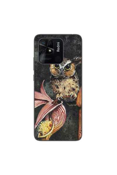 OEM Husa compatibila cu Xiaomi Redmi 10C Silicon Gel Tpu Model Owl Painted