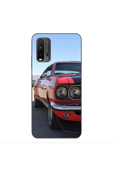 OEM Калъф, съвместим с Xiaomi Redmi 9T, силиконов гел TPU модел Червен мускул...