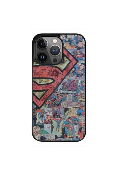 Other Apple iPhone 12 Pro Superman galaxy Black Glossy Θήκη