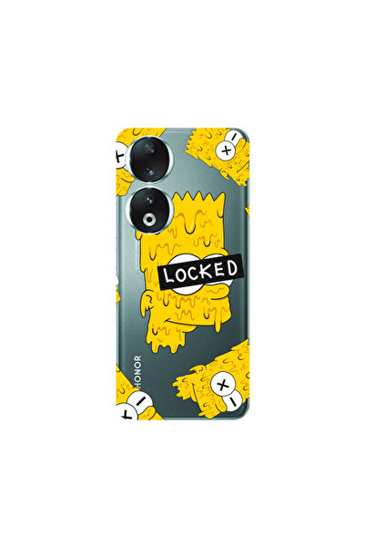 Other Honor 90 5G Bart Simpson Transparent Silicone TPU Θήκη
