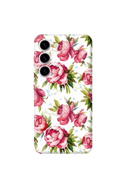 Other Samsung S23 Plus Pink Roses Transparent Silicone TPU Θήκη