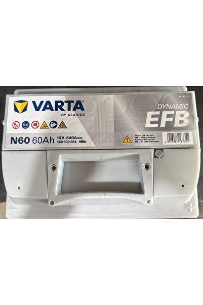 Varta / N60 EFB 60 AMPER (START-STOP) AKÜ 2025 TARİHLİ