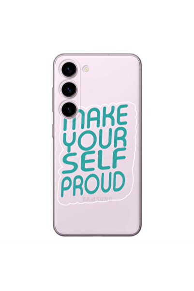 Other Samsung S23 Plus Make Your Self Proud Transparent Silicone TPU Θήκη