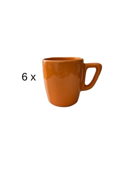Cesiro Set 6 mugs, 290 ml, Cesiro, Glossy Orange