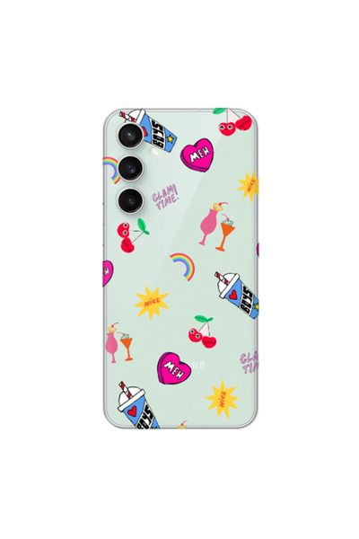 Other Samsung S23FE glam time Transparent Silicone TPU Θήκη