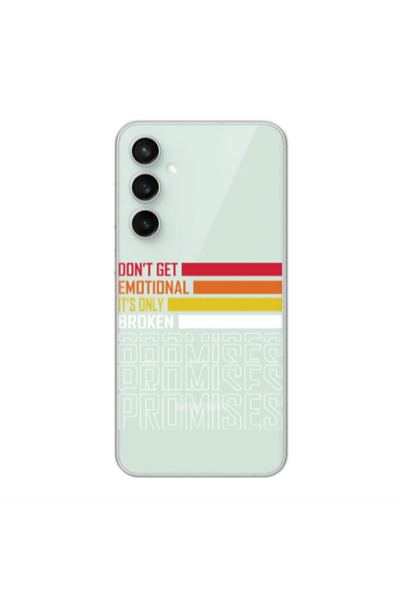 Other Samsung S24 Plus Dont Get Emotional Transparent Silicone TPU Θήκη
