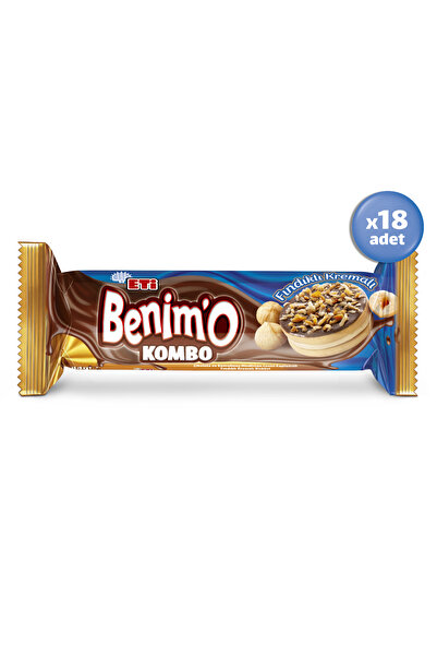 Eti Benim'O Kombo Fındıklı Kremalı Bisküvi 84 g x 18 Adet
