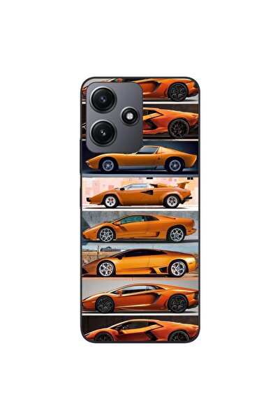 OEM Husa compatibila cu Xiaomi Redmi 12 5G Silicon Gel Tpu Model Masini Lambo...