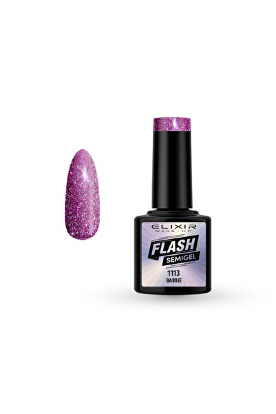 Elixir FLASH SEMI GEL (ΗΜΙΜΟΝΙΜΟ BΕΡΝΙΚΙ) - 1113 (BARBIE) 8ML