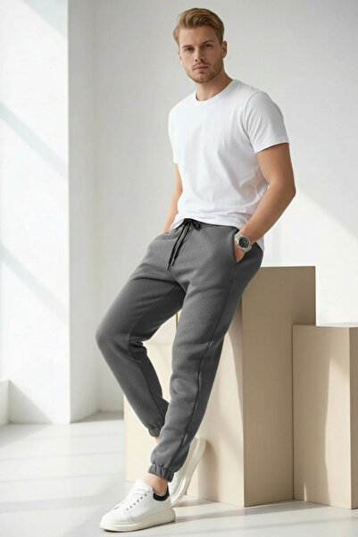 Runades Men's Elastic Leg Jogger Sweatpants
