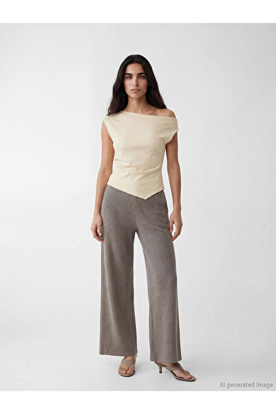 LC Waikiki Peak New Season Elastic Waist Women's Knitwear Trousers