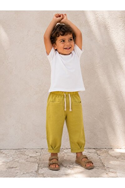 Zeytin Yeşili Balon Pantolon