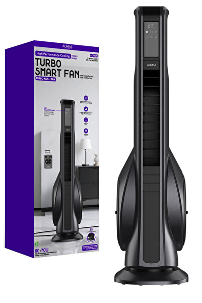 Sarftech Turbo Akıllı Fan 70W Uzaktan Kumandalı Kule Vantilatör, Aromaterapi ...