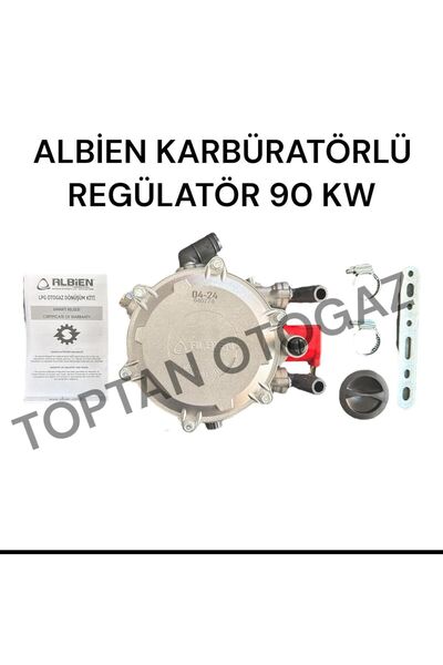 ALBİEN KARBÜRATÖRLÜ REGÜLATÖR 90 KW (OTOGAZ BEYNİ) HEDİYELİ YENİ ÜRETİM TARİH...