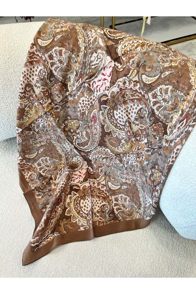 Modario Si̇yane Cupra Viscose Scarf Pattern 2 - 6