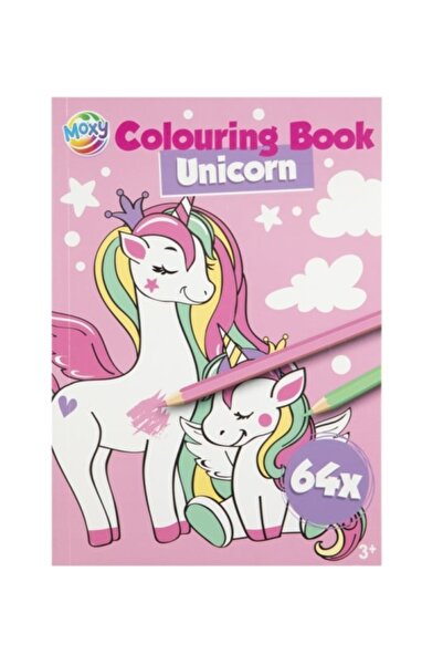 GRAFİX Carte de colorat Unicorn A5 64 pagini ,