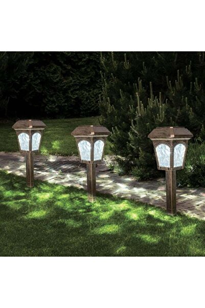 OEM Lampă solară LED pentru grădină, albă, 26cm, stick exterior, fără cablu, ...