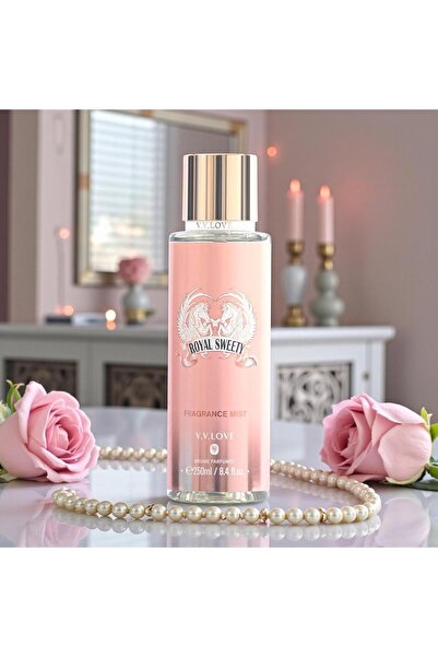 V.V LOVE Elegant pink body spray 250 ml – feminine and refined aroma