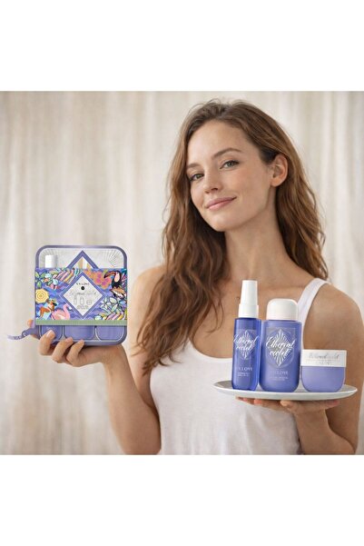 V.V LOVE Women's gift set spray 40 ml lotion 50 ml gel 90 ml floral scent