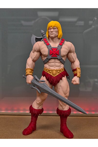 Teknokup HE-MAN FİGÜR 20CM-3D BASKI-KOLLEKSİYONLUK BİBLO