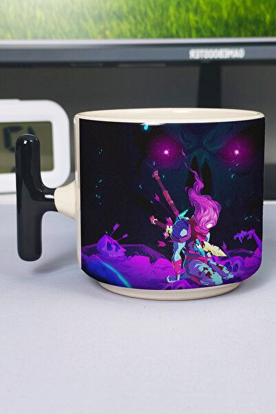 ZipZap Dead Cells Printed Ceramic Luxury Mug (1 Piece) T-Shaped Special Black...