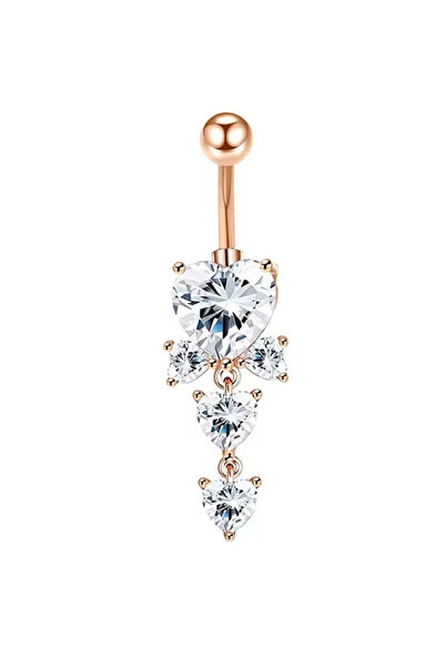 AMALFİ Αξεσουάρ για σκουλαρίκια piercing: Σκουλαρίκι αφάλου από επιχρυσωμένο ...