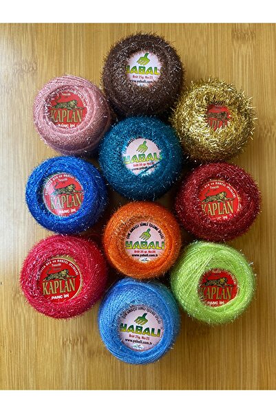 Lorin hobi Glittery Punch Threads Mixed 10-Pack Set;8