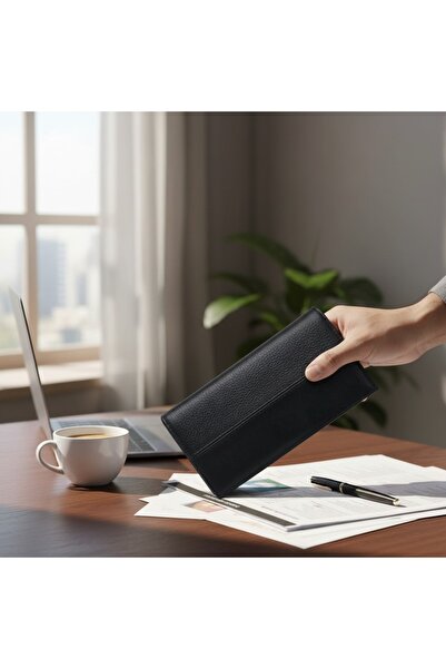 Rubicon Genuine Leather Wallet with Phone Compartment - Long Wallet - with Ma...