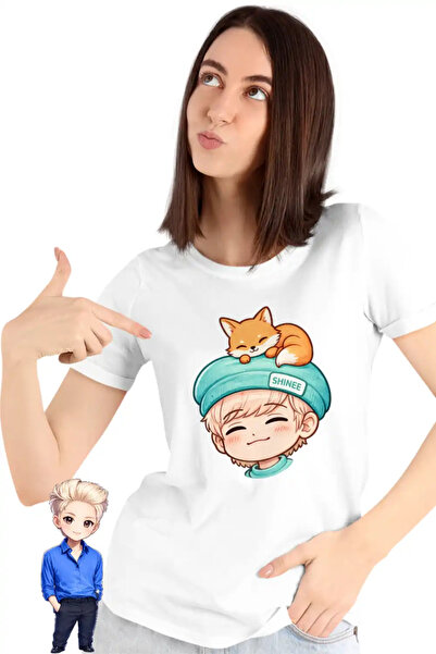OEM Tricou Femei Shinee Jonghyun Chibi Kpop