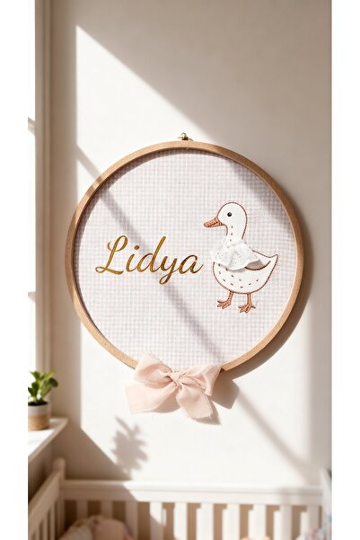 Atölye LİDYA Kişiye Özel İsimli Işıklı Duvar Panosu - Bebek Odası Duvar Süsü,...