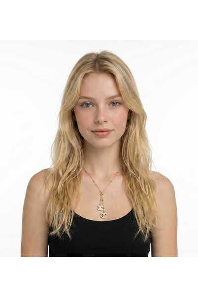 NN LICEY necklace, stainless steel plated with 14 k gold, 45 cm adjustable