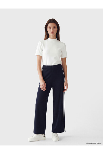 LC Waikiki Peak New Season Striped Soft Touch Women's Sweatpants