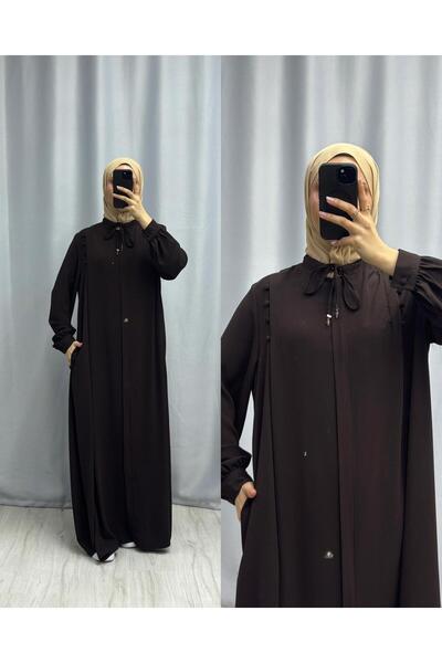 moda acar Button Detail Ferace