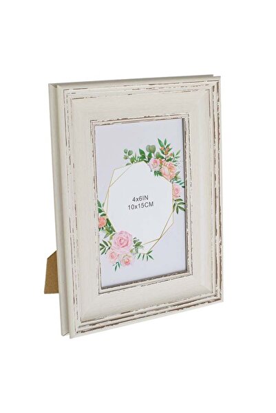 OEM Ramă foto decorativă, Alb, 10 x 15, MDF / plastic, perete/masă, amintiri ...