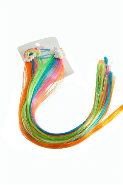 Eco Lounge Unicorn Rainbow Colorful Snap Hair Accessory 2 Pieces