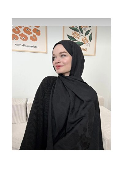 By Aheli Moodiva Kendinden Desenli %100 Pamuk Ayrobin Jakar Şal