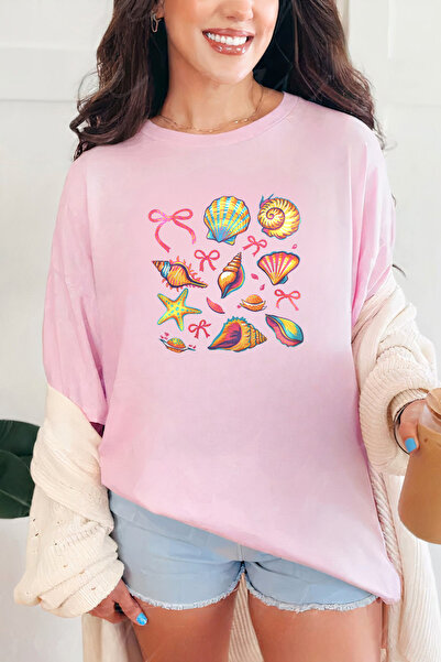 Sarah's Boutique Women's T-shirt – 100% cotton – Shell Bows