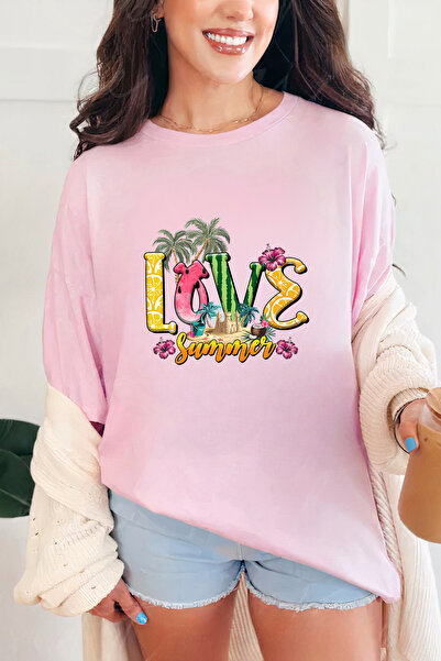 Sarah's Boutique Women's T-shirt – 100% cotton – Love Summer