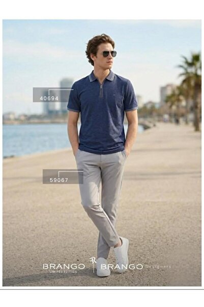 Brango Men's Fabric Trousers