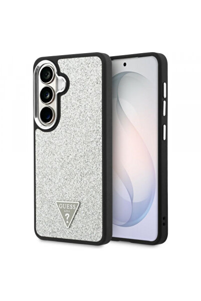 Guess Husa MagSafe pentru Samsung Galaxy S26 S942, Guess, Fixed Glitter Trian...
