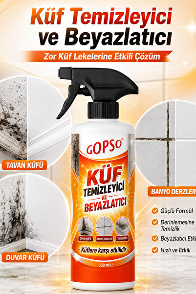 Gopso Küf Temizleyici ve Beyazlatıcı Sprey 500 ml