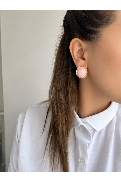 YENGEÇ Button Model Choker Earrings
