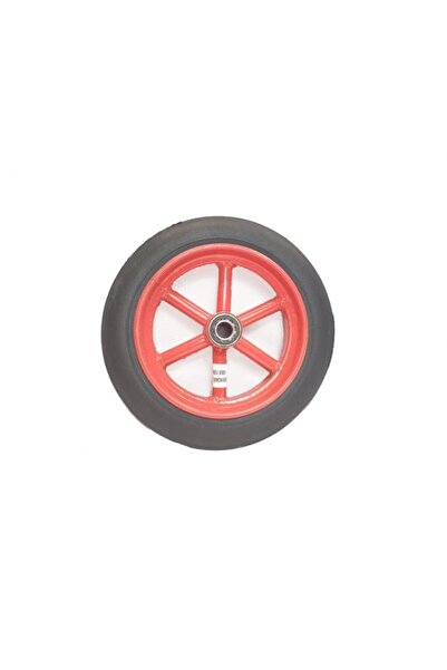 UNİBOX Massive wheelbarrow, 130x60 mm, metal + hard rubber, 20 axle, 6 spokes