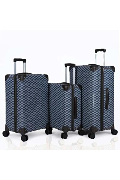 Generic Classic Anti-Break Leather Travel Luggage Set with Additional Expansi...