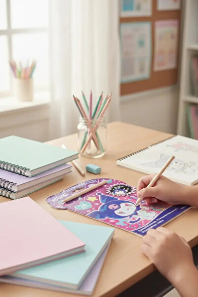 Miniso Sanrio Licensed Kuromi Magic Party Series Painting Set Scratch Art 20....