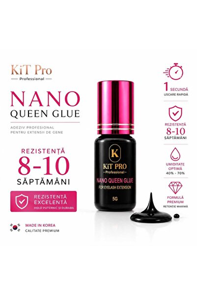 KIT PRO PROFESSIONAL Eyelash extension adhesive Kit Pro – NANO QUEEN 5g – 1 sec.