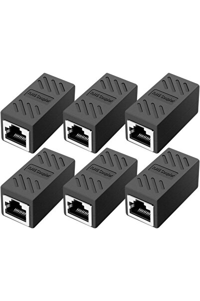 Generic RJ45 Coupler 6-Pack, High Speed Ethernet Coupler, Network Extender Ad...