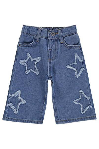 Civil Baby Star Embroidered 6-18 Months Pants Jeans - Blue
