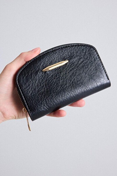 DeFacto Women's Faux Leather Black Wallet I1086Axns