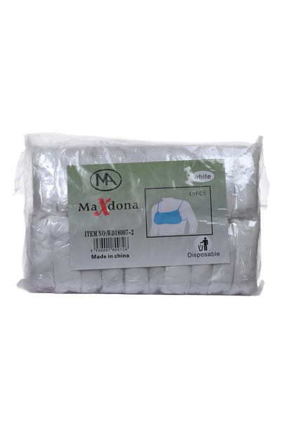 MAXDONA Disposable Spa Chest Cover White Color 40 Pieces
